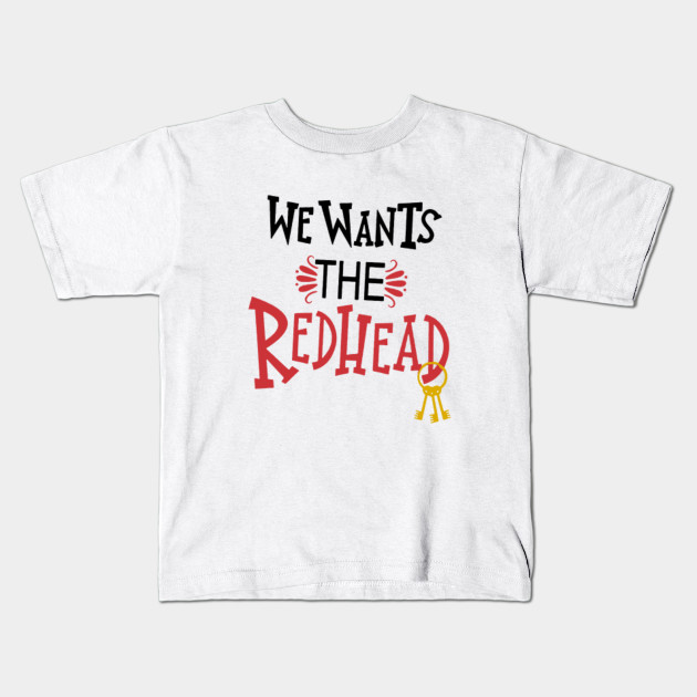 We want the redhead disney shirt online